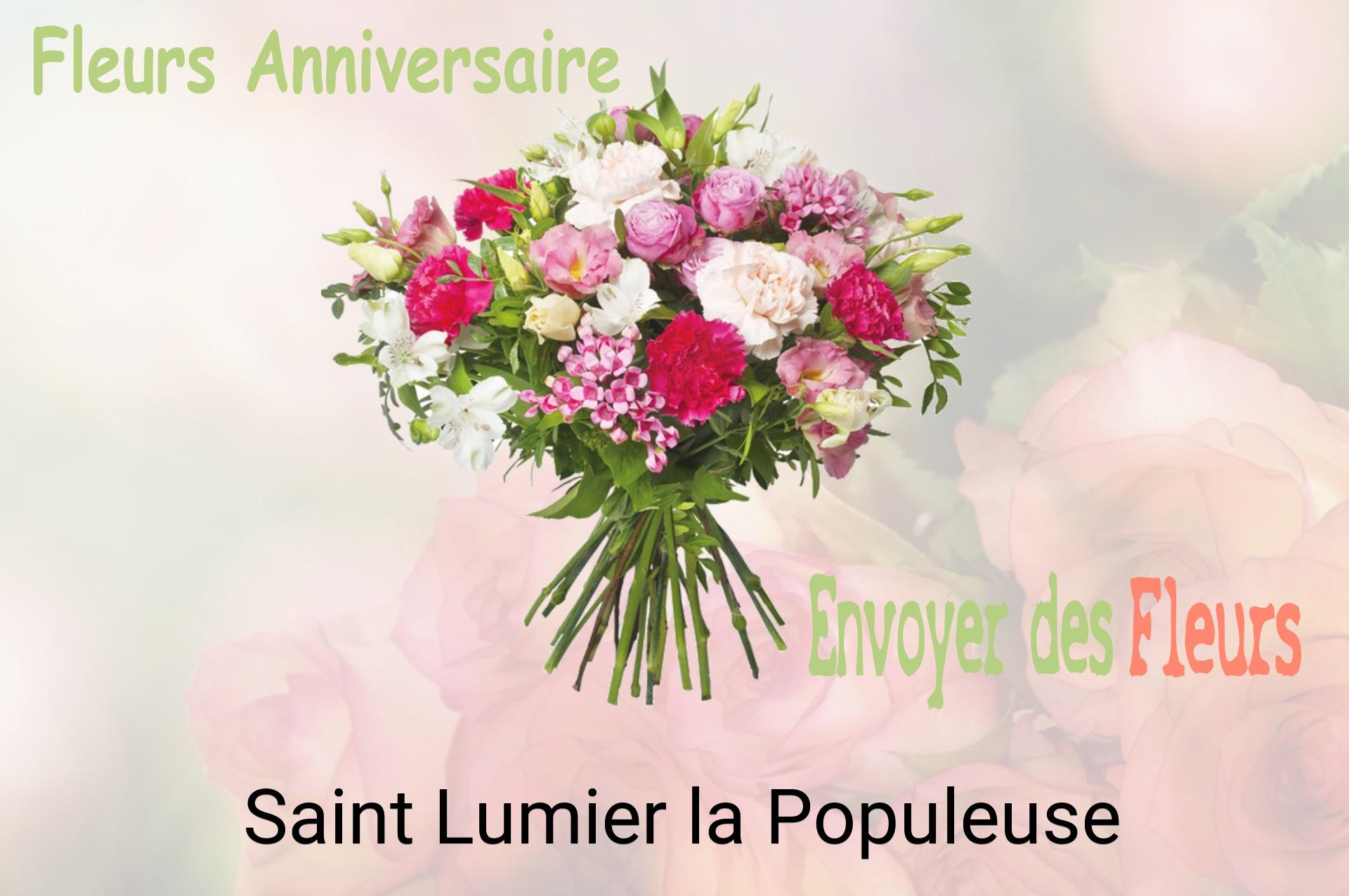 Bouquet de fleurs d’anniversaire livré à Saint-Lumier-la-Populeuse