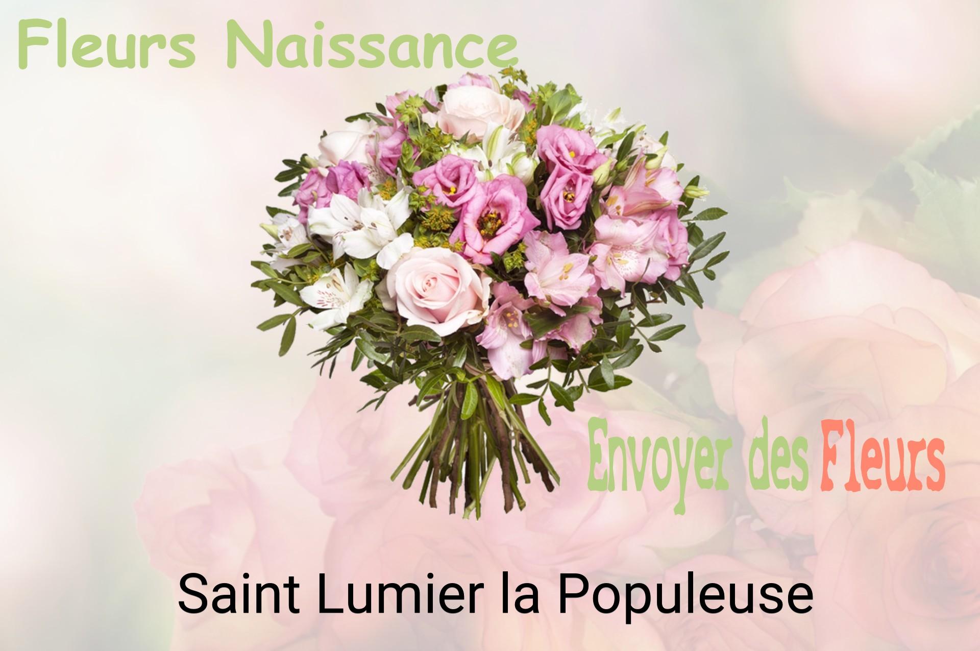 Bouquet de fleurs de naissance livré à Saint-Lumier-la-Populeuse