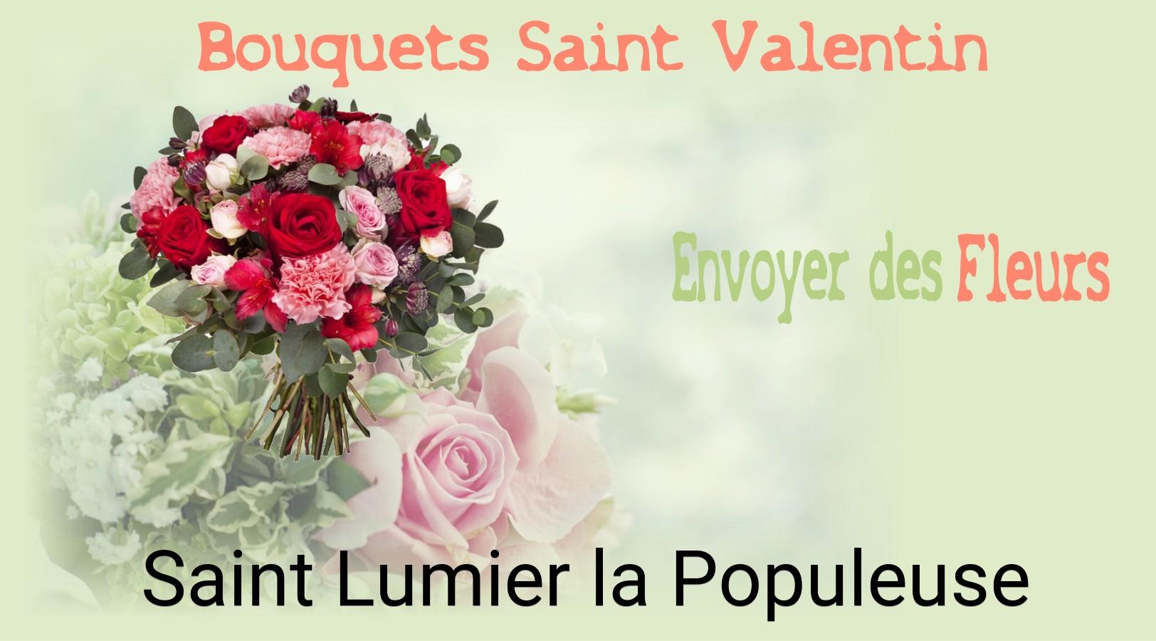 Roses de Saint-Valentin livrées à Saint-Lumier-la-Populeuse